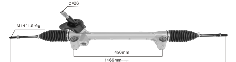 Repuestos De Auto Nicaragua 2B262701 cremallera de dirección asistida 26257889 CHEVROLET