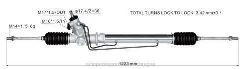 Repuestos De Auto Nicaragua 2B262811 cremallera de dirección asistida 44504-87601-000 DAIHATSU