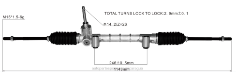 Importadores De Repuestos De Motos En Nicaragua 2B262800 cremallera de dirección asistida 52044921 52044919 520449190 FIAT