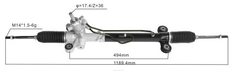 Distribuidores De Repuestos Para Motos Nicaragua 2B262529 Cremallera de dirección asistida 53601-stk-a02 53601-stk-a04 HONDA