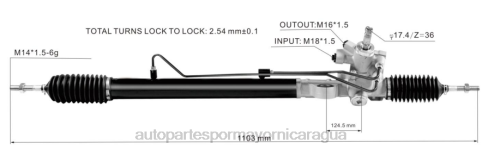 Mayoristas De Repuestos De Auto 2B262532 cremallera de dirección asistida 53601-ta0-003 HONDA