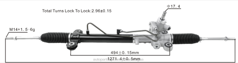 Repuestos Suzuki Motos Nicaragua 2B262537 Cremallera de dirección asistida 53601-swa-q01 HONDA