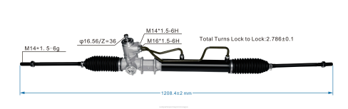 Repuestos De Auto Nicaragua 2B262731 cremallera de dirección asistida 57700-29100 HYUNDAI/KIA