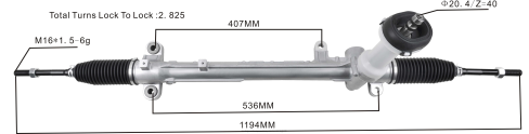 Repuestos Suzuki Motos Nicaragua 2B262727 cremallera de dirección asistida 56500-c5100 HYUNDAI/KIA