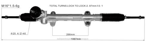 Repuestos Suzuki Motos Nicaragua 2B262737 cremallera de dirección asistida 56500-3z000 HYUNDAI/KIA
