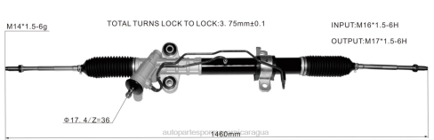 Repuestos De Auto Nicaragua 2B262611 cremallera de dirección asistida 8-98394876-4 ISUZU