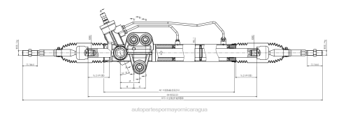 Repuestos De Motos Nicaragua 2B262613 cremallera de dirección asistida 8-97239781-2 ISUZU