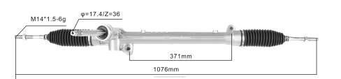 Repuestos Suzuki Motos Nicaragua 2B262637 cremallera de dirección asistida da6a-32-110a MAZDA