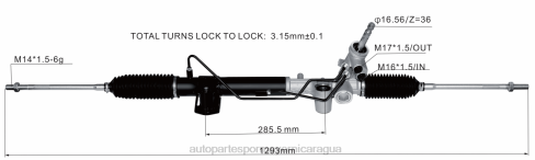 Distribuidores De Repuestos Para Motos Nicaragua 2B262559 cremallera de dirección asistida 4410a259 MITSUBISHI