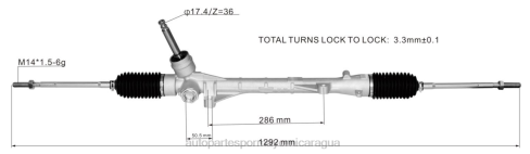 Importadores De Repuestos De Motos En Nicaragua 2B262550 cremallera de dirección asistida 4410a557 MITSUBISHI