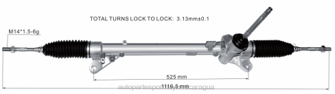 Mayoristas De Repuestos De Auto 2B262572 cremallera de dirección asistida 48001-4eh0b 48001-4eh0a NISSAN