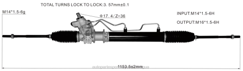 Repuestos De Auto Nicaragua 2B262591 cremallera de dirección asistida 49001-27n00 NISSAN