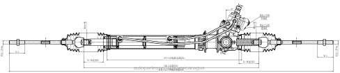 Repuestos Para Motos Nicaragua 2B262586 cremallera de dirección asistida 49001-99l005 NISSAN