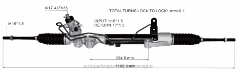 Repuestos Suzuki Motos Nicaragua 2B262577 cremallera de dirección asistida 49001-3ka0a 49001-5aa0a NISSAN