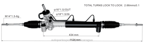 Distribuidores De Repuestos Para Motos Nicaragua 2B262779 cremallera de dirección asistida 5900252 93303426 OPEL