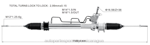 Repuestos De Auto Nicaragua 2B262651 cremallera de dirección asistida pw891905 pw825852 PROTON/PERODUA