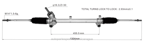 Repuestos De Auto Nicaragua 2B262831 cremallera de dirección asistida 10138018 ROEWE