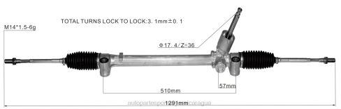 Repuestos De Auto Nicaragua 2B262621 cremallera de dirección asistida 48500-52r01 SUZUKI