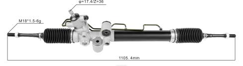 Distribuidores De Repuestos Para Motos Nicaragua 2B262509 cremallera de dirección asistida 44250-25030 TOYOTA