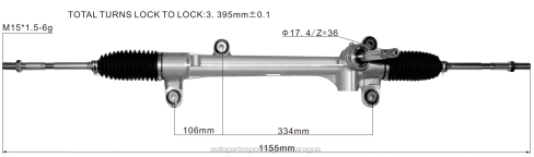 Importadores De Repuestos De Motos En Nicaragua 2B262510 cremallera de dirección asistida 45510-28122 TOYOTA