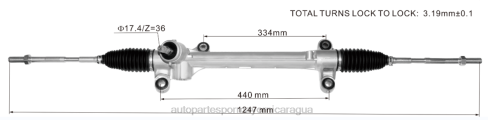 Mayoristas De Repuestos De Auto 2B262442 cremallera de dirección asistida 45510-02490 TOYOTA