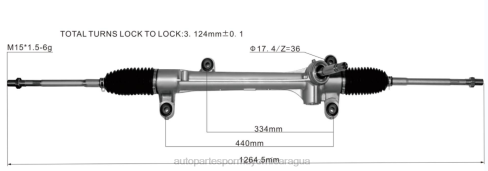 Mayoristas De Repuestos De Auto 2B262512 cremallera de dirección asistida 45510-28131 TOYOTA