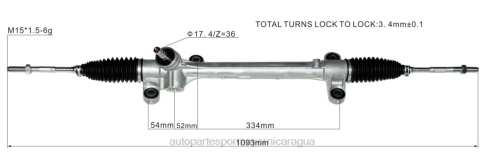 Repuestos De Auto Nicaragua 2B262441 cremallera de dirección asistida 45510-02640 TOYOTA