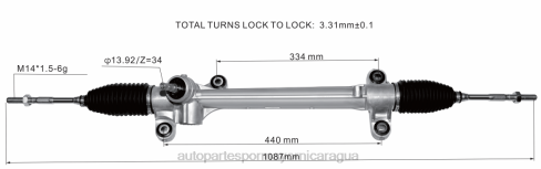 Repuestos De Motos Honda Nicaragua 2B262444 cremallera de dirección asistida 45510-47030 45510-47020 TOYOTA