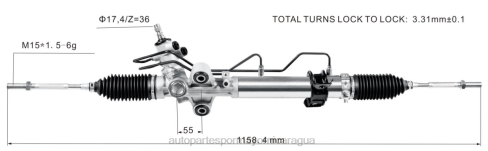 Repuestos De Motos Honda Nicaragua 2B262484 cremallera de dirección asistida 44200-26470 TOYOTA