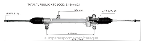 Repuestos De Motos Honda Nicaragua 2B262514 cremallera de dirección asistida 45510-28220 TOYOTA