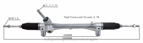 Repuestos De Motos Nicaragua 2B262443 Cremallera de dirección asistida 45510-02420 45510-02840 TOYOTA