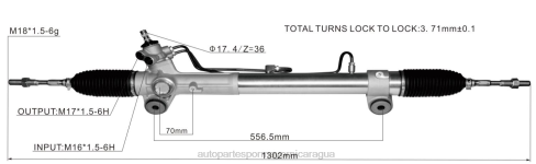 Repuestos Para Motos Nicaragua 2B262486 cremallera de dirección asistida 44250-26610 TOYOTA