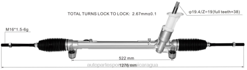 Repuestos De Motos Honda Nicaragua 2B262674 cremallera de dirección asistida lx6c3a500a1a lx6z-3504-ba FORD