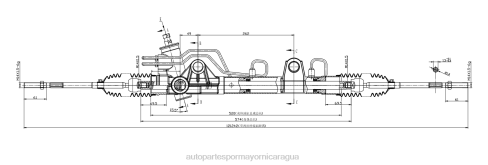 Repuestos De Motos Nicaragua 2B262663 cremallera de dirección asistida 96fb-3200-ah FORD