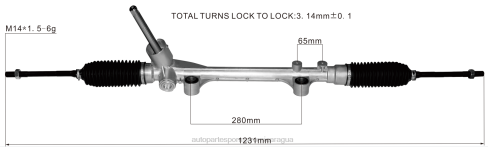 Repuestos De Motos Por Mayor En Nicaragua 2B262678 cremallera de dirección asistida j7bc-3a500-jb 3l547-b562aa 1908702 FORD