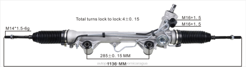 Repuestos De Motos Yamaha Nicaragua 2B262665 cremallera de dirección asistida f87z-3504-lc/rm FORD