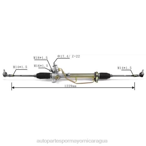Repuestos De Auto Nicaragua 2B261471 cremallera de dirección asistida 1h1422055 VOLKSWAGEN