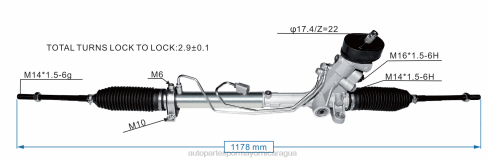 Repuestos Para Motos Nicaragua 2B262426 cremallera de dirección asistida 6q2423055p VOLKSWAGEN