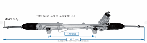 Repuestos Suzuki Motos Nicaragua 2B262427 cremallera de dirección asistida 2h2422055b VOLKSWAGEN